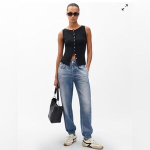 rag & bone MIRAMAR Blue/gray  Denim Joggers S (fit like XS)